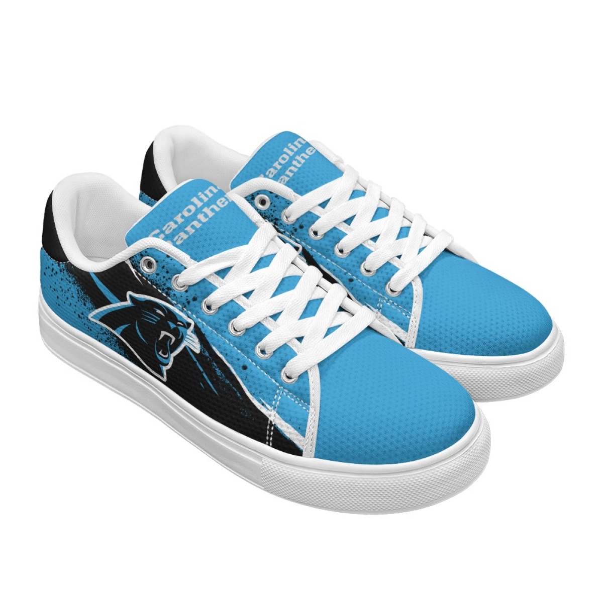 Women's Carolina Panthers Low Top Casual Sneakers/Shoes 001